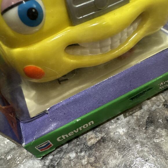 Chevron Cars 2001 Collectible Trevor Tow Truck Vehicle Yellow Blue NEW IN BOX - Picture 14 of 15